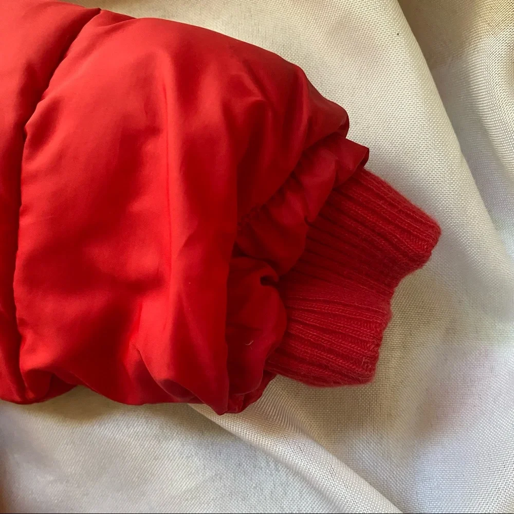 GAP Red Puffer Hooded Kids Jacket